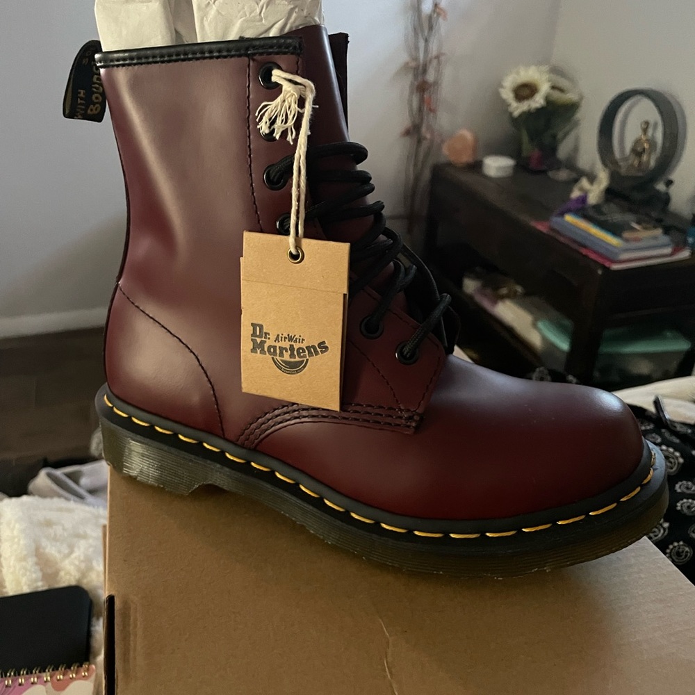 Dr. Martens Cherry Red Boots